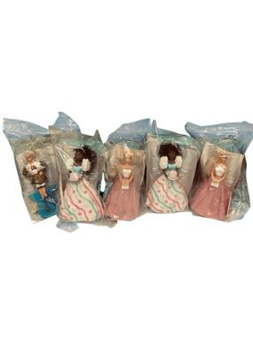 Vintage McDonald's Happy Meal Barbie Lot of 5 Sealed New Duplicates 1992 1993